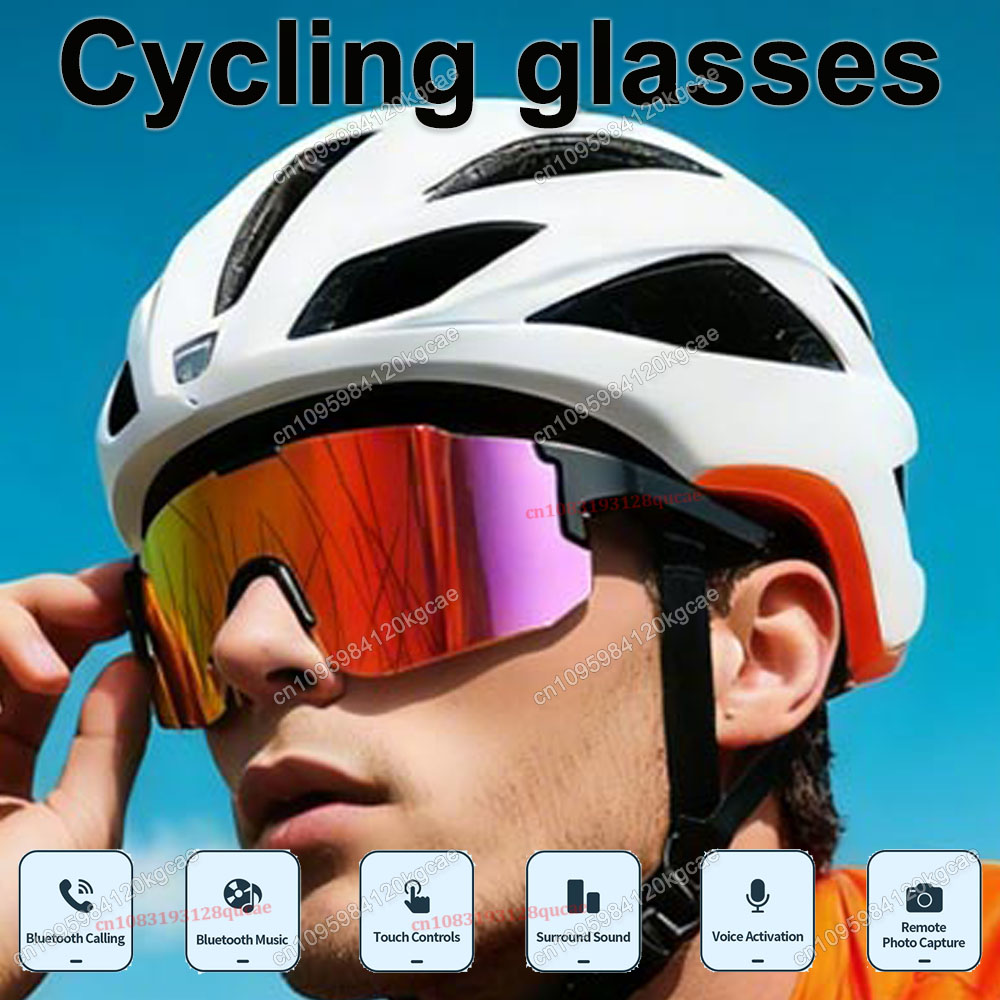 Outdoor Sport Gear - Fietsbril Smart Glasses HD Bluetooth Oproep