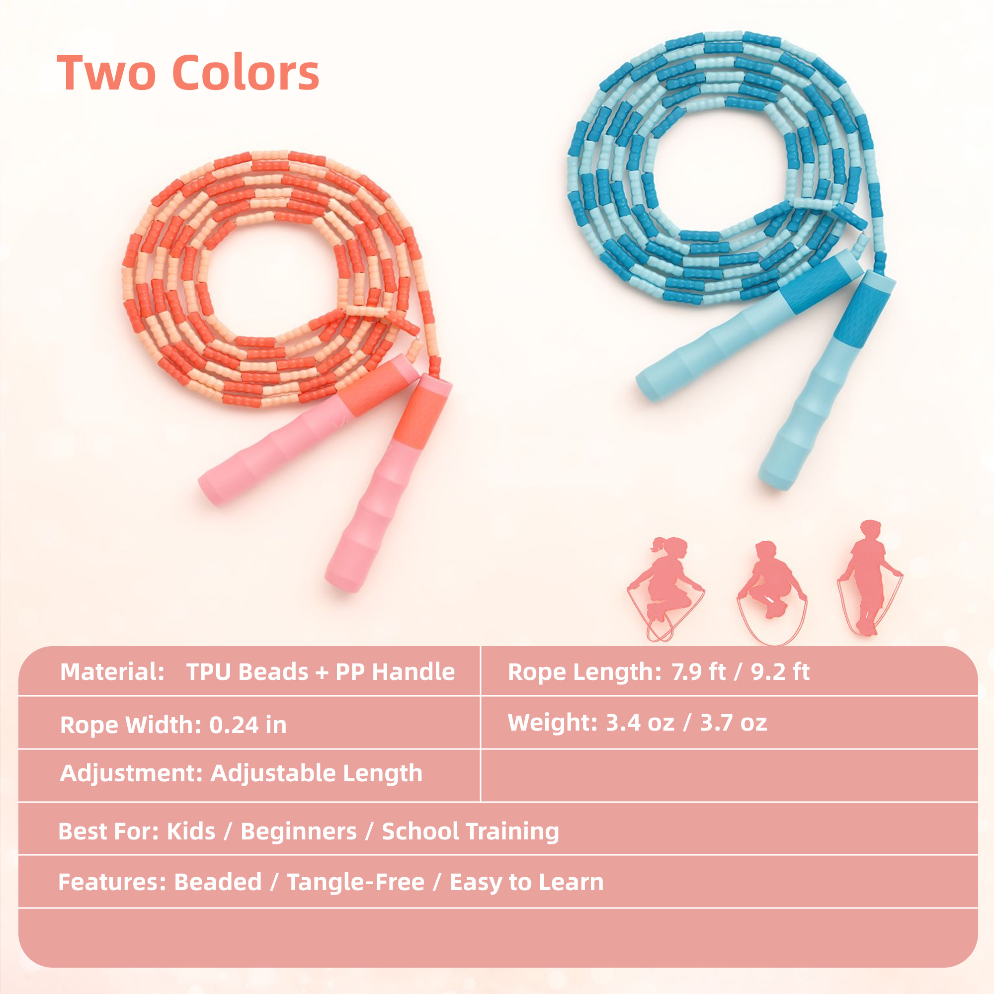 Beginners Springtouw met krale - Speed Skipping Rope recensie en prijs