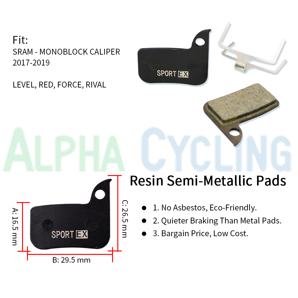 4 paar, fietsschijfremblokken  - Mtb Elbow Pad recensie en prijs