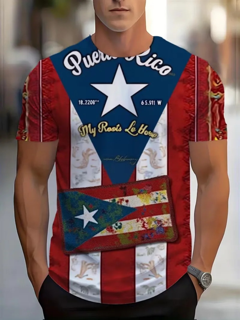 Puerto Rico Vlag 3D Print spor - Outdoor Sport Club recensie en prijs