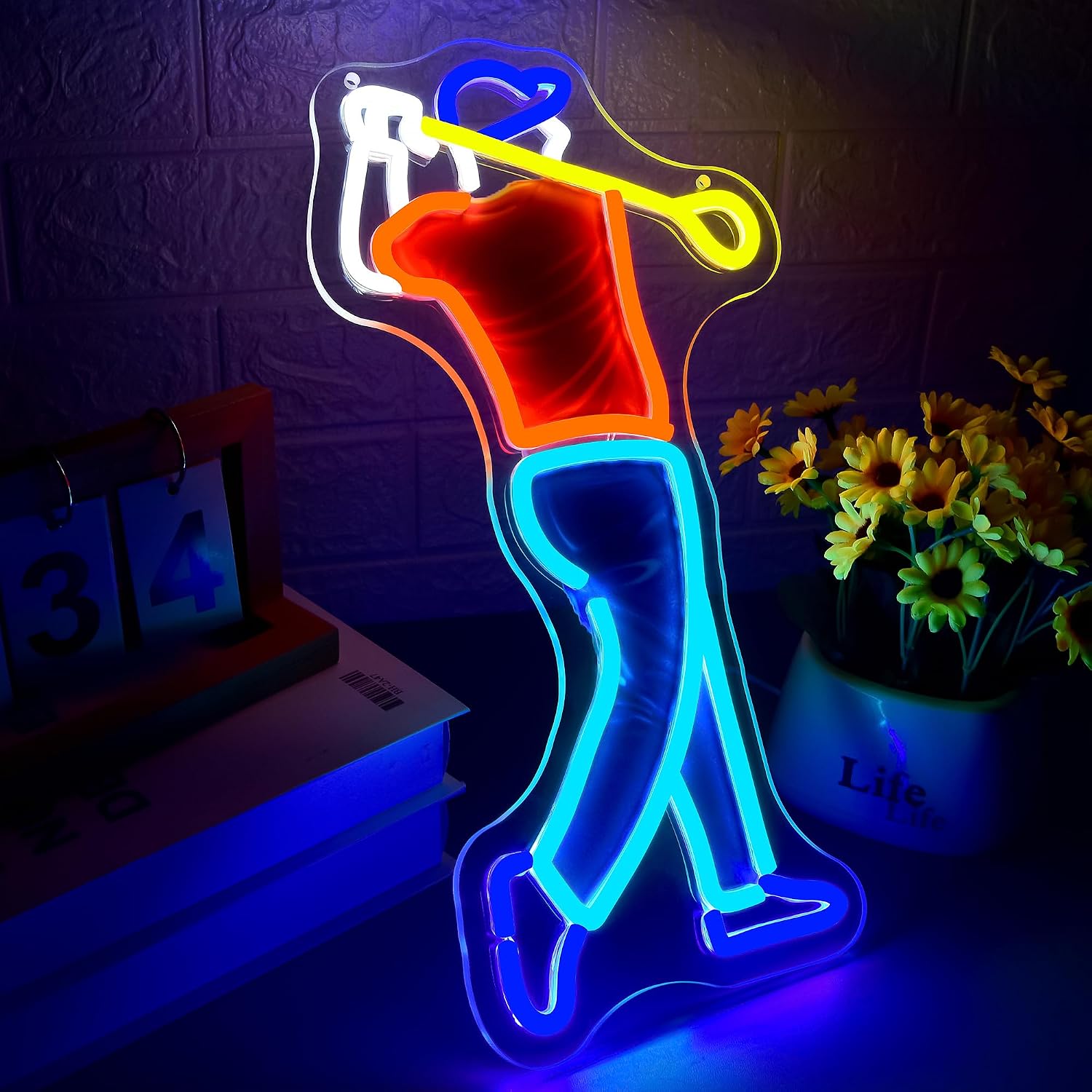 Golfer Swing Neonbord USB-aang - Outdoor Sport Club recensie en prijs