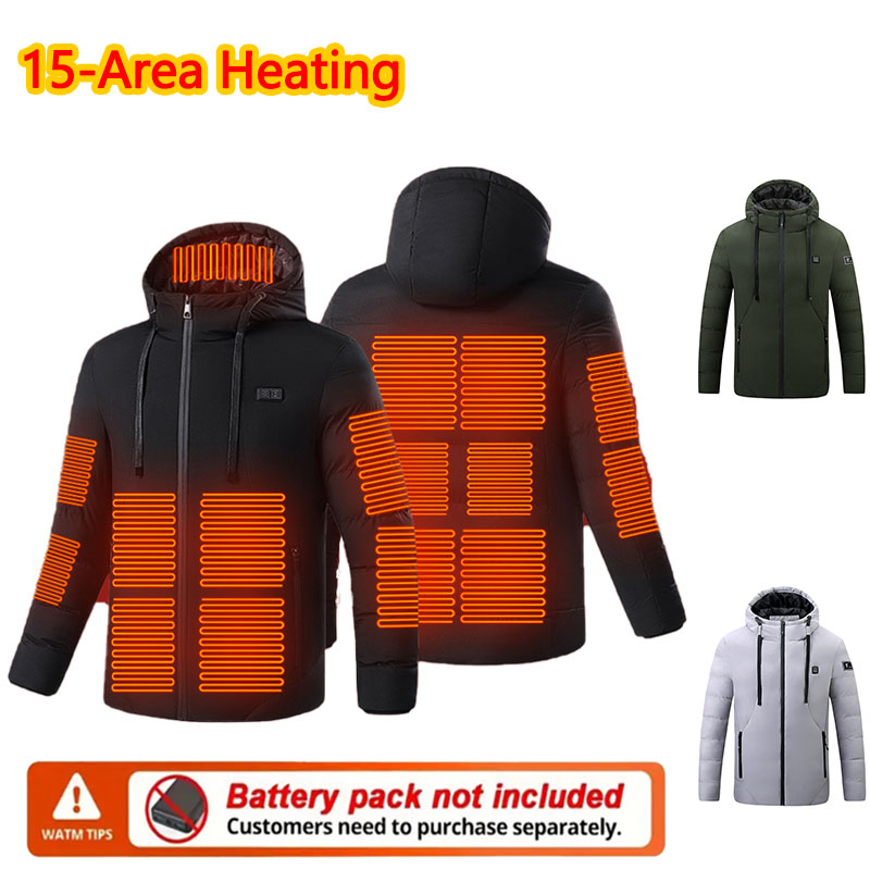 15-gebied verwarmde winterjas  - Outdoor Sport Coat recensie en prijs