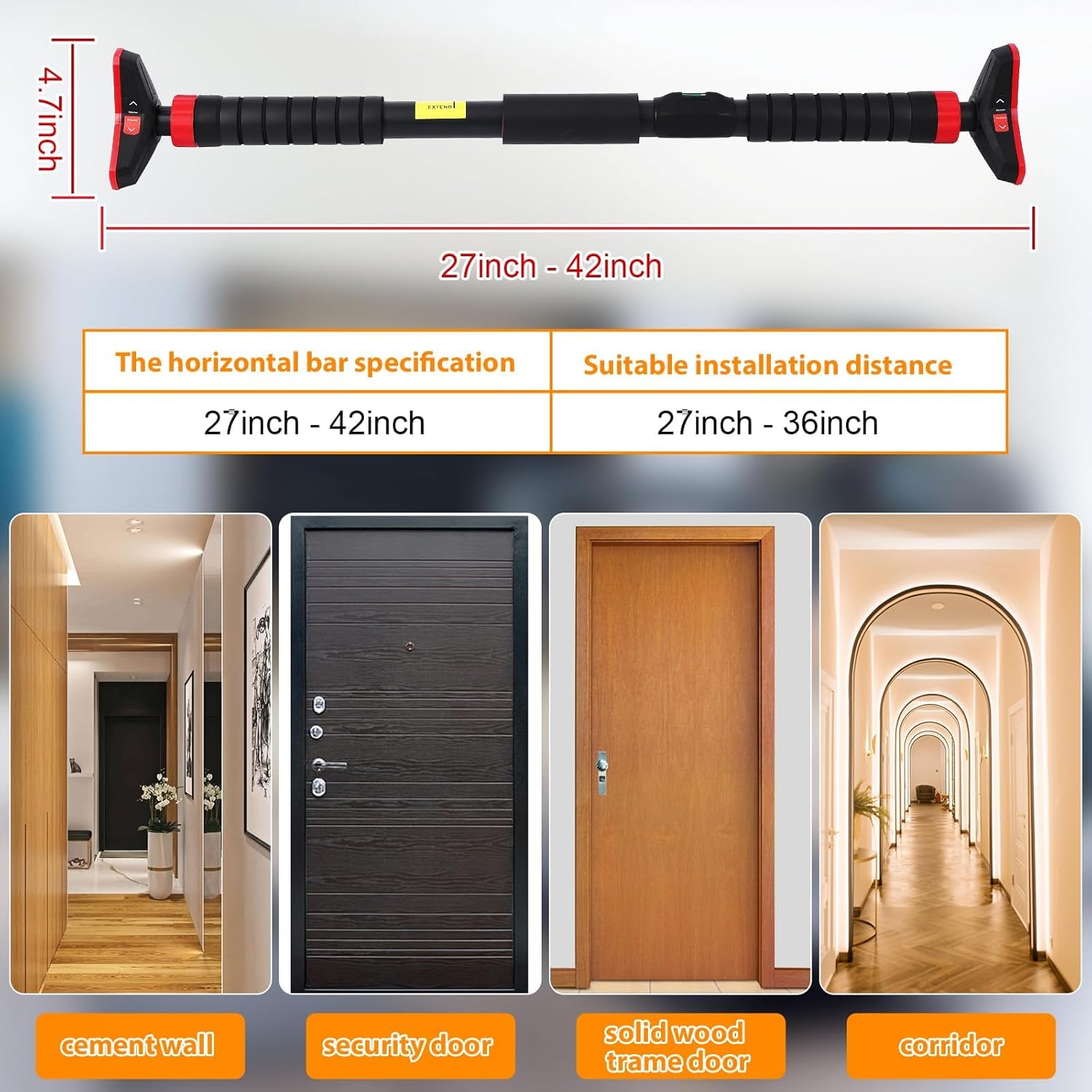 Pull-up bar, chin-up bar voor  - Outdoor Sport Bar recensie en prijs