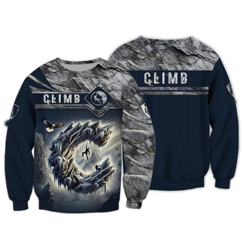 Herenshirt met 3D klimprint, m - Outdoor Sport Club recensie en prijs