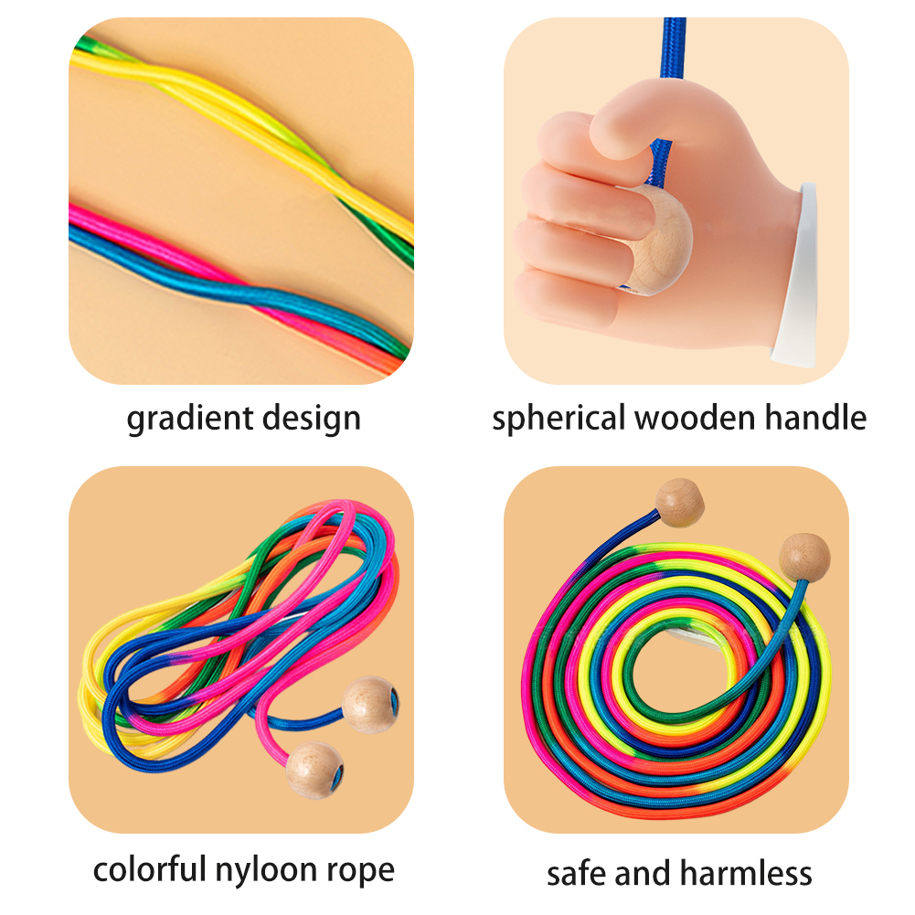 5m Regenboog Lang Touw 5-1PCS  - Speed Skipping Rope recensie en prijs