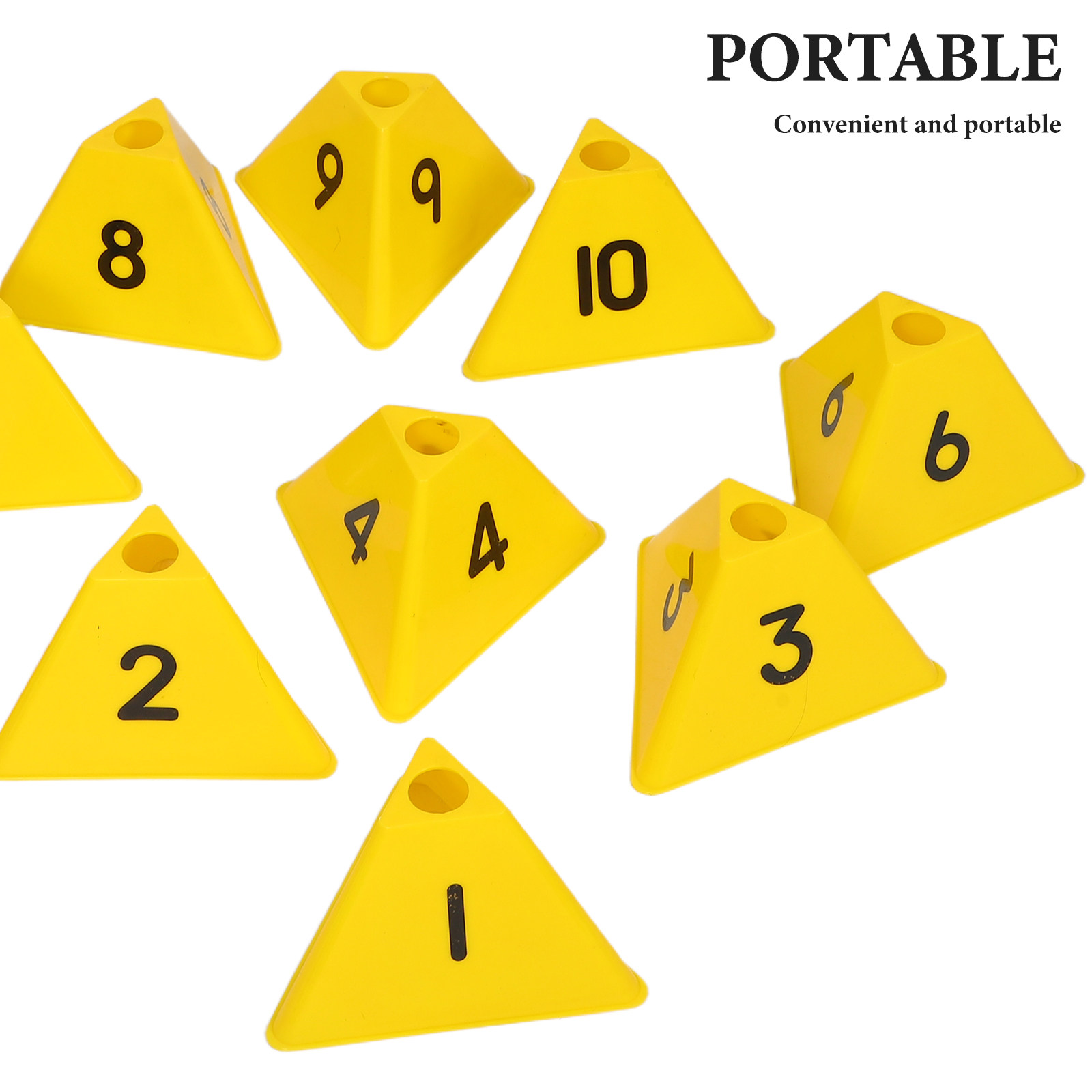 10 stuks voetbal trainingsmark - Outdoor Sport Gear recensie en prijs